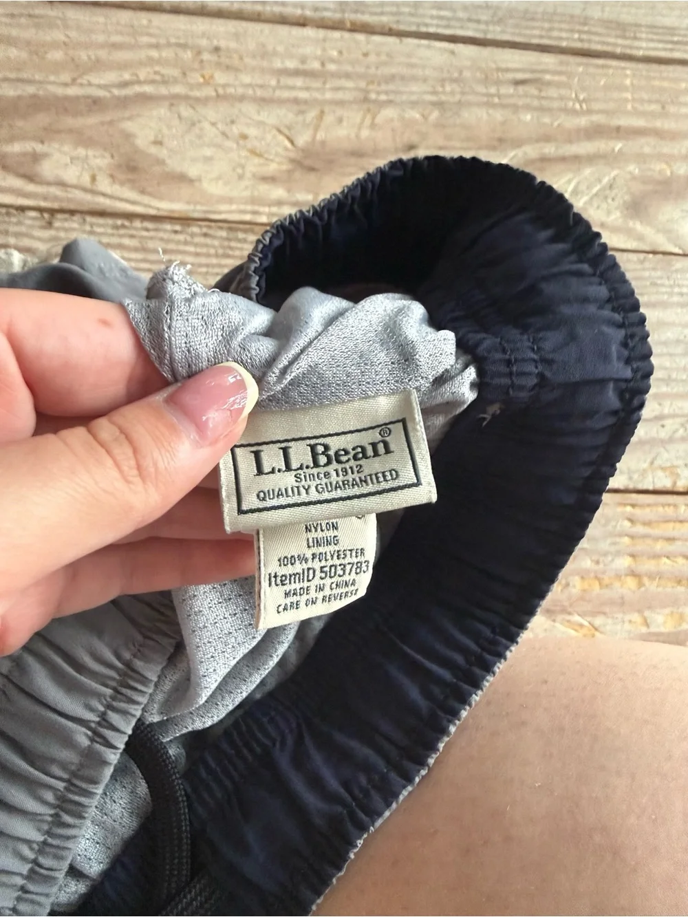 L.L.Bean Supplex Nylon Shorts size m